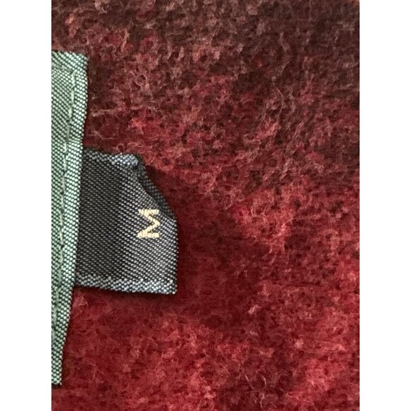 Woolrich men's flannel shirt Aztec Southwest Navajo design size M Gray Red - Picture 6 of 6